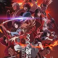 Постер аниме Бродяга Кэнсин: Беспорядки в Киото