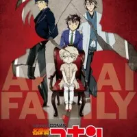 Постер аниме Детектив Конан: Алое алиби